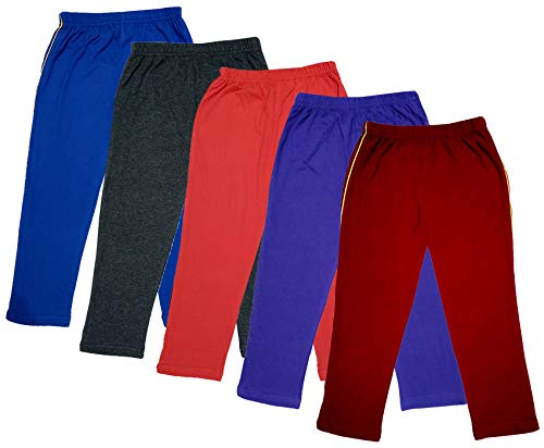 Image of IndiWeaves Girls Super Soft Cotton Solid 3 4th Leggings /Capris (Multicolor34,) Pack of 5