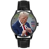 President Donald J. Trump, Make America Dance Again, Warm, Happy, Trump Presidential Collectible Solid Brass Watch with POTUS Souvenir Box
