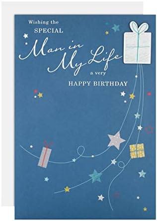 Hallmark Birthday Card for Man in your Life - Traditional 3D Text ...