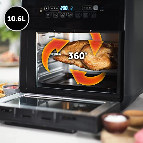 Breville Halo Luftfritös - Svart & Grå för Hälsosam Matlagning