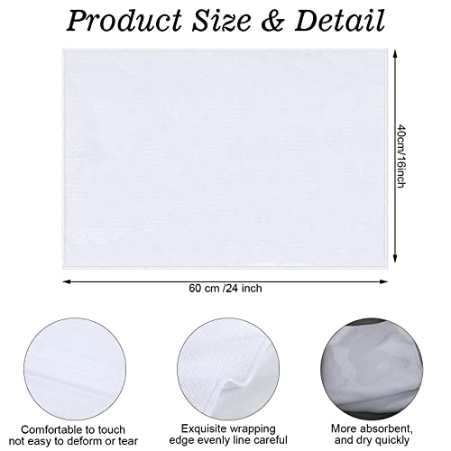 Sublimation Blank Towels, Diy Microfiber Kitchen Towels, Modern Multi Purpose Dish Towels For Kitchen Cleaning, 16 X 24 Inch (3 Pieces) #TOP2