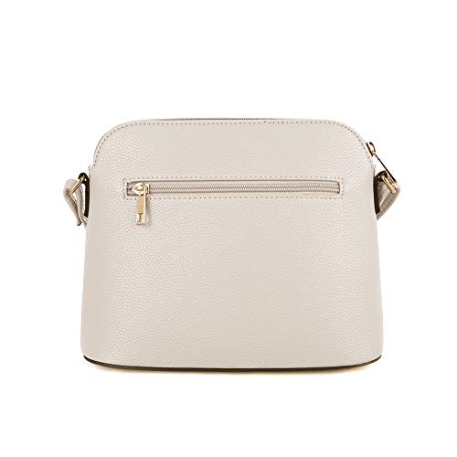 Image of SG SUGU Lunar Lightweight Medium Dome Crossbody Bag Shoulder Bag with Tassel | Zipper Pocket | Adjustable Strap