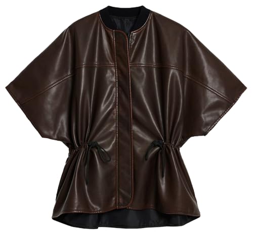 Poncho Richmond Desigual con estampado geometrico y flecos 5