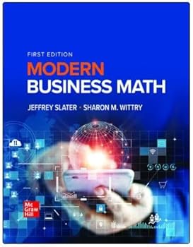 Hardcover Modern Business Math Student Edition Book