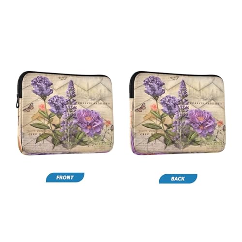 Funda Vintage Lavanda para Laptop 13-14 Pulgadas Impermeable miniatura 2