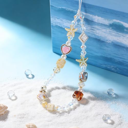 Image of Beaded Camera Wrist Strap Cute Digital Camera Charm Lanyard, Phone Wristlet Charms, Beaded Camera Chain for Bag