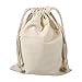 Paquete de 6 Bolsas de Cordón de Algodón, Bolsa de Tela para Saco de lavandería con cordón de algodón para el hogar, para Uso doméstico de Viaje(15 * 20cm)