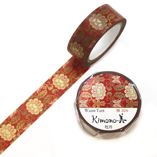 SAIEN Kimono TZEN }XLOe[v ^Cv Of[V aXe[Vi[ (O, 15mmE7m)