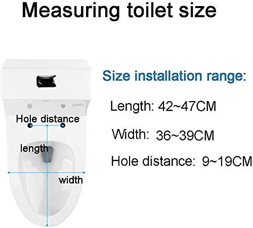 Wc Bril Softclose Scharnier Toiletbril, Duurzame Toiletbril, Toiletbril 42-47Cmx36-39Cm TREEECFCST5813 - Image 8