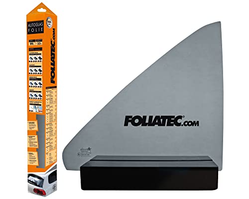 FOLIATEC Scheibentönungsfolie Tönungsfolie für Autoscheiben, BLACKNIGHT Reflex Light, 76 x 300 cm, mit ABG, 65% Verdunkelung