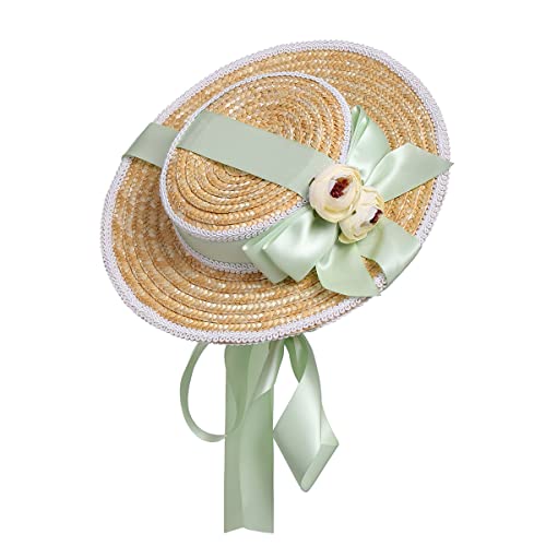 Chapeau de paille victorien pour pique-nique pastoral chic et balades