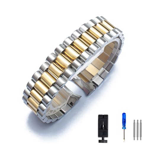[] voh bNX fCgWXg fCfCgɑΉ ICX^[p[`A fCgɑΉ XeXX`[Xgbv vANZT[ 13 17 20 21mm vuXbg(Silver Gold,17mm With logo)