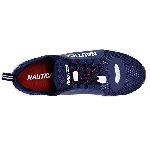 Nautica Tênis esportivo masculino aquático para corrida e secagem rápida na piscina -Aivin, Azul-mar