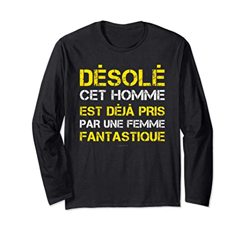 T Shirt Homme Couple Manche Longue Cadeau Femme Fantastique Manche Longue Cover