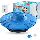 Pool Alarm, Floating Pool Safety Alarms for Inground & Above Ground Pools – Loud 110dB Alert, Adjustable Sensitivity, Protection for Kids & Pets (Blue+Black)