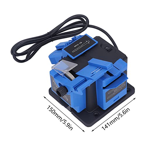 Apontador elétrico, 65 W de longa duração e resistência a impactos, afiador multitarefa para cinzéis