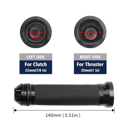 Manchon en caoutchouc de poignée pour stabiliser le guidon de pit bike - 3