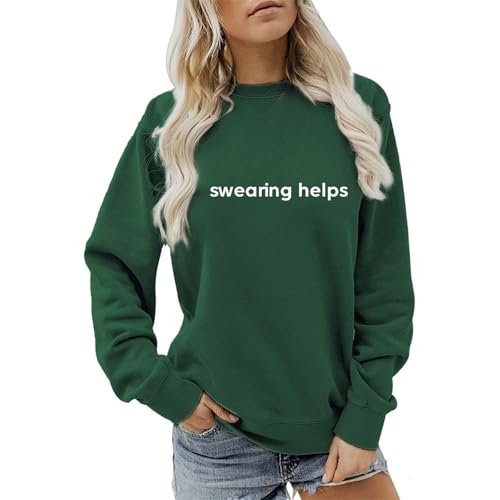 Sudadera de mujer suave y transpirable suéter holgado cuello redondo ropa exterior térmica