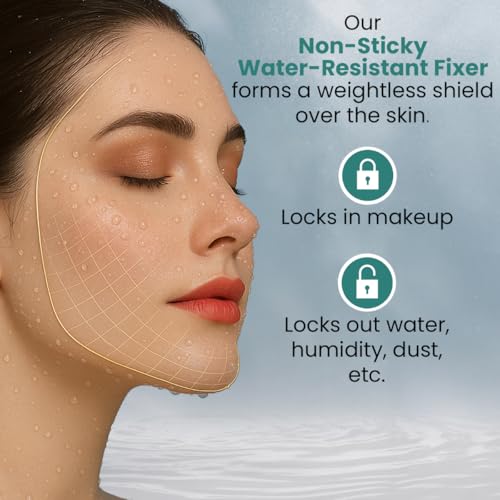Image of FACES CANADA Ultime Pro Shimmer Makeup Fixer, 50ml | Long Lasting Makeup Setting Spray | Keeps Makeup Intact | Glamourous Shimmer Finish | Hydrates, Soothes & Refreshes Skin | Alcohol Free
