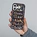 Akinmi Case for iPhone 17,Moonlight Bookcase Exquisitely Pattern Double Protective Phone Cover Cases Soft Silicone for iPhone 17