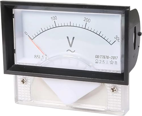 Panneau de mesure de tension avec voltmètre analogique 85L17 aiguille AC 500V pour tableau