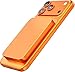 Kstime Magnetische Powerbank, 10000 mAh, 14 mm, ultradünnes Titan-Design, PD20W, kabelloses tragbares Ladegerät mit USB-C-Eingang und Ausgang, kompatibel mit iPhone 17/16/15/14/13/12 Serie (Orange)
