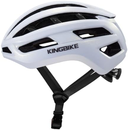 KINGBIKE Fahrradhelm Herren Damen 54-62CM, Leichter Rennradhelm 260g | mit aerodynamischem Belüftungsdesign, Komfortabler Sitz, Herausnehmbare und waschbare Innenpolster