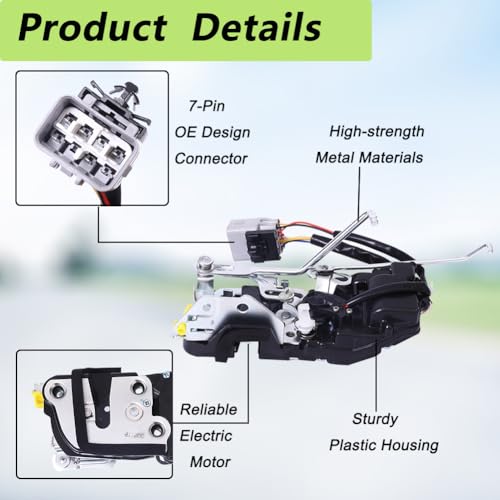 Image of Door Lock Actuator Compatible with 1998-2004 Tacoma Front Left Driver Side