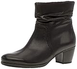 Gabor 35.522 Gabor Basic Damen Stiefeletten,Stiefelette,Stiefelette/ RöhrliStiefel,Boots,Halbstiefel,Bootie,gefüttert,Winterstiefeletten,Damen-Schuhe,Frauen,schwarz(Schwarz)