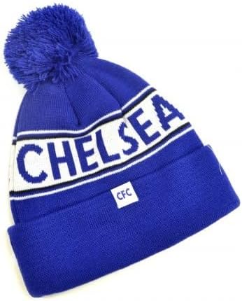 Chelsea FC Authentic EPL Knitted Ski Hat Blue - Image 2