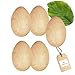 Produktbild 5X Stopf-Ei, 6 cm, zum Stopfen von Löchern in der Kleidung, schützt die Finger vor der Nähnadel, 100% Naturprodukt aus EU Buchen-Holz, Reparien statt Wegwerfen