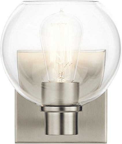 Image of Kichler Lighting 45892NI One Light Wall Sconce from The Harmony Collection, Brushed Nickel