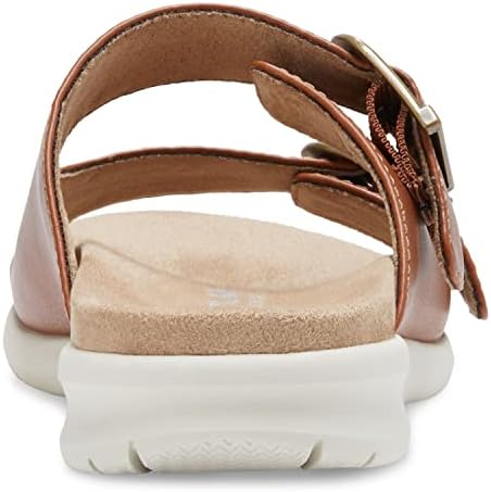 Eastland Women's Avery Flat Sandal, TAN, 11 | Image 4