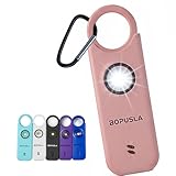 Personal Safety Alarm, 135dB Loud Siren with Strobe Light & Flashlight Keychain for Women, Kids & Night Runners(Pink)