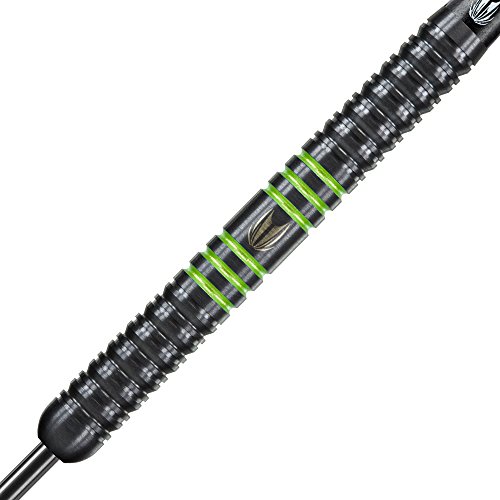 Target Darts Vapor8 Black 23G Green Steel Tip Darts 2017