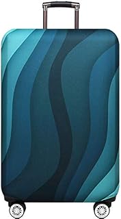 Funda Maleta Grande Verde De Viaje Suave De Anti-Polvo Fundas para Maletas,3D Elástica Luggage Cover con Cremallera,Equipaje De Viaje Cubierta(XL)