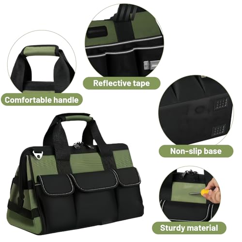 Sac à outils de grande capacité en tissu Oxford ultra résistant à l'usure - 5