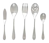 Knork Original 18/0 Matte 5-Piece Serving Set