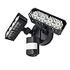 SANSI 36 W led-spot met bewegingsmelder, voor buiten, 3600 lm, 5000 K daglichtwit, superheldere led-buitenlamp met bewegingsmelder, IP65 waterdicht, instelbare schijnwerper, zwart