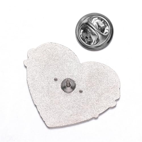Image of FOTN Black Heart Brooch Going to Hell on a Full Scholarship Funny English Heart Brooch Badge Rose Heart Letter Brooch Enamel Pin Couple's Holiday Gift Fun Jewelry Gift for Boy Men Girl Women