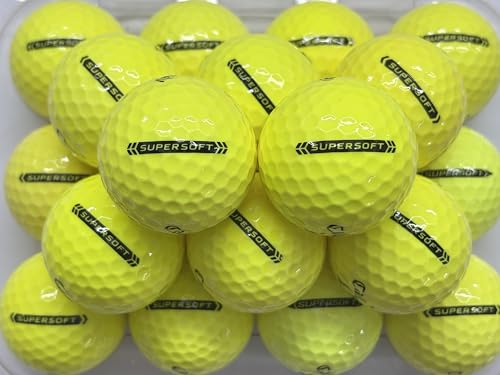 20 Supersoft yellow golf lake balls Pearl/Grade A for callaway recycled - Image 4