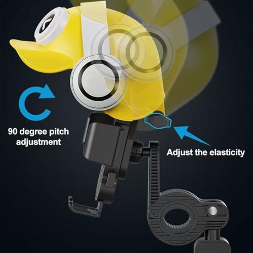 Support de téléphone pour moto et vélo avec mini casque pare-soleil pour navigation GPS route - 4