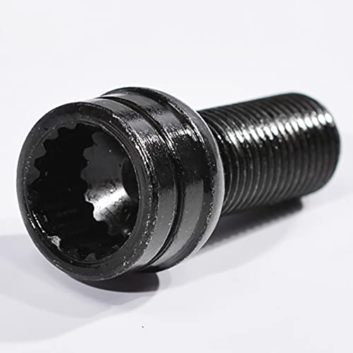 Bulloni Ruota 5 Pezzi Antifurto Per VW/Audi – M14x1.5, 4+1 Con Chiave, OEM 8D0601139F, Nero/Argento
