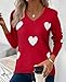 Women's Spring Sweaters 2026 Casual Thin Long Sleeve Pullover V Neck Lightweight Sweatshirts Cute Blouse Tops