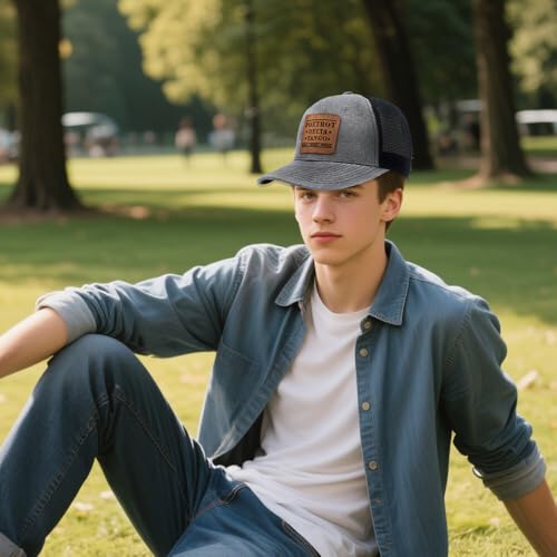 Image of Foxtrot Delta Tango FDT Lether Patch Hat Resist Persist Prevail Adjustable Baseball Cap Golf Dad Hats for Mens Women