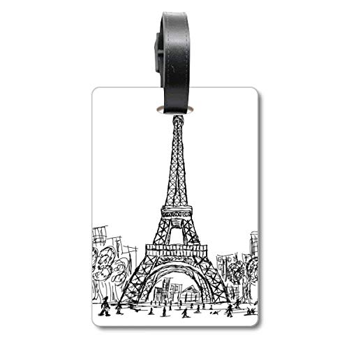 Etiquette bagage Tour Eiffel pour ne plus perdre votre valise