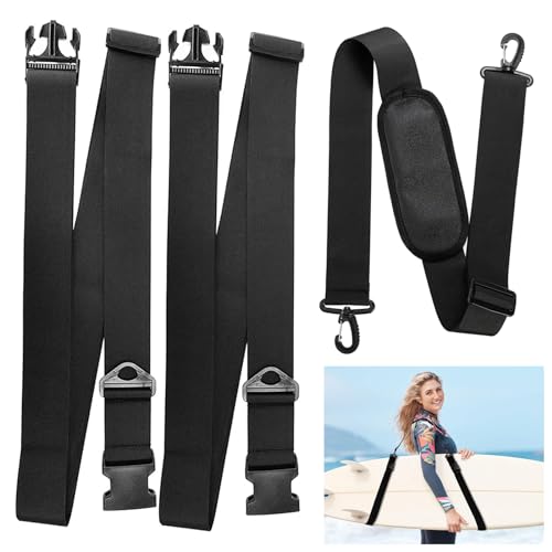 Correa para Transportar la Tabla, Correa de Tabla de Surf, Correa de Hombro para Kayak, Correa Transporte Paddle Surf, Tabla de Surf Correa de Transporte, para Tablas de Paddle Surf, Longboards
