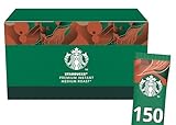 STARBUCKS Premium Instant Kaffee Medium Roast, Löslicher Kaffee aus 100% Arabica, mild und ausgewogen, Vorratspackung, 1er Pack (150 Sticks x 2,3g)
