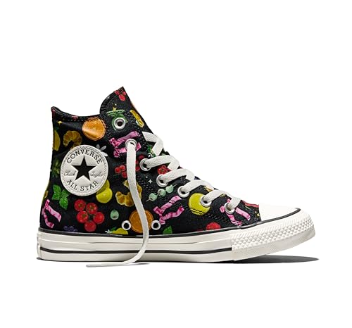 Image of Converse Unisex Chuck Taylor All Star Market Essentials HI, Black/Yellow/Egret, 6