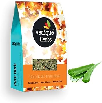 Aloe Vera Leaf, 250g 8.8oz | Raw, Crude, Dried, T-Cut, Premium Grade